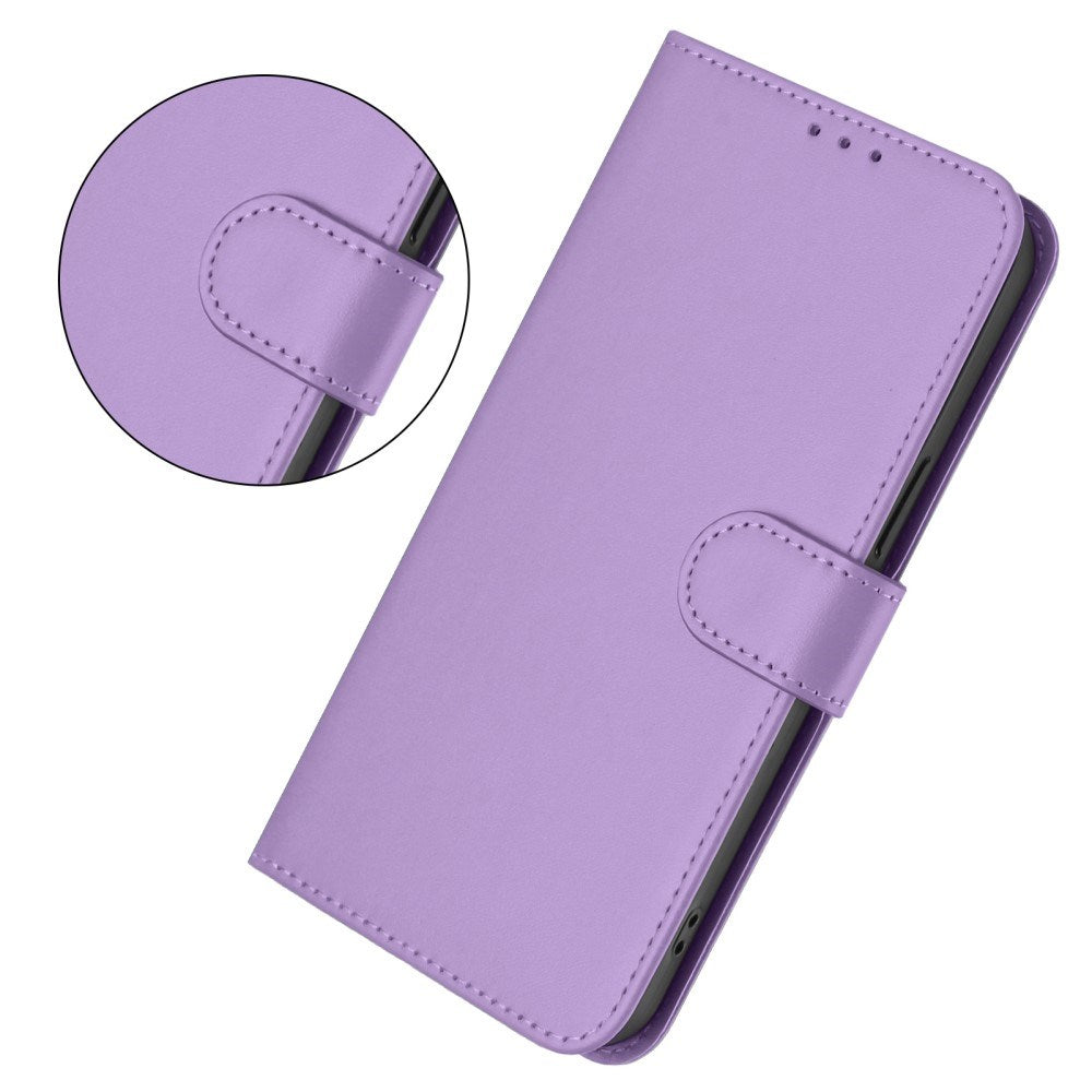 EIDERWOOD Xiaomi Redmi 14C Faux Leather Flip Case with Cardholder & Stand Function - Purple