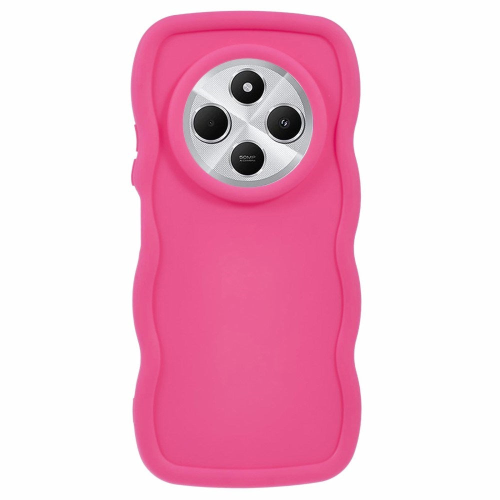 EIDERWOOD Xiaomi Redmi 14C Flexible Plastic Wavy Case - Pink