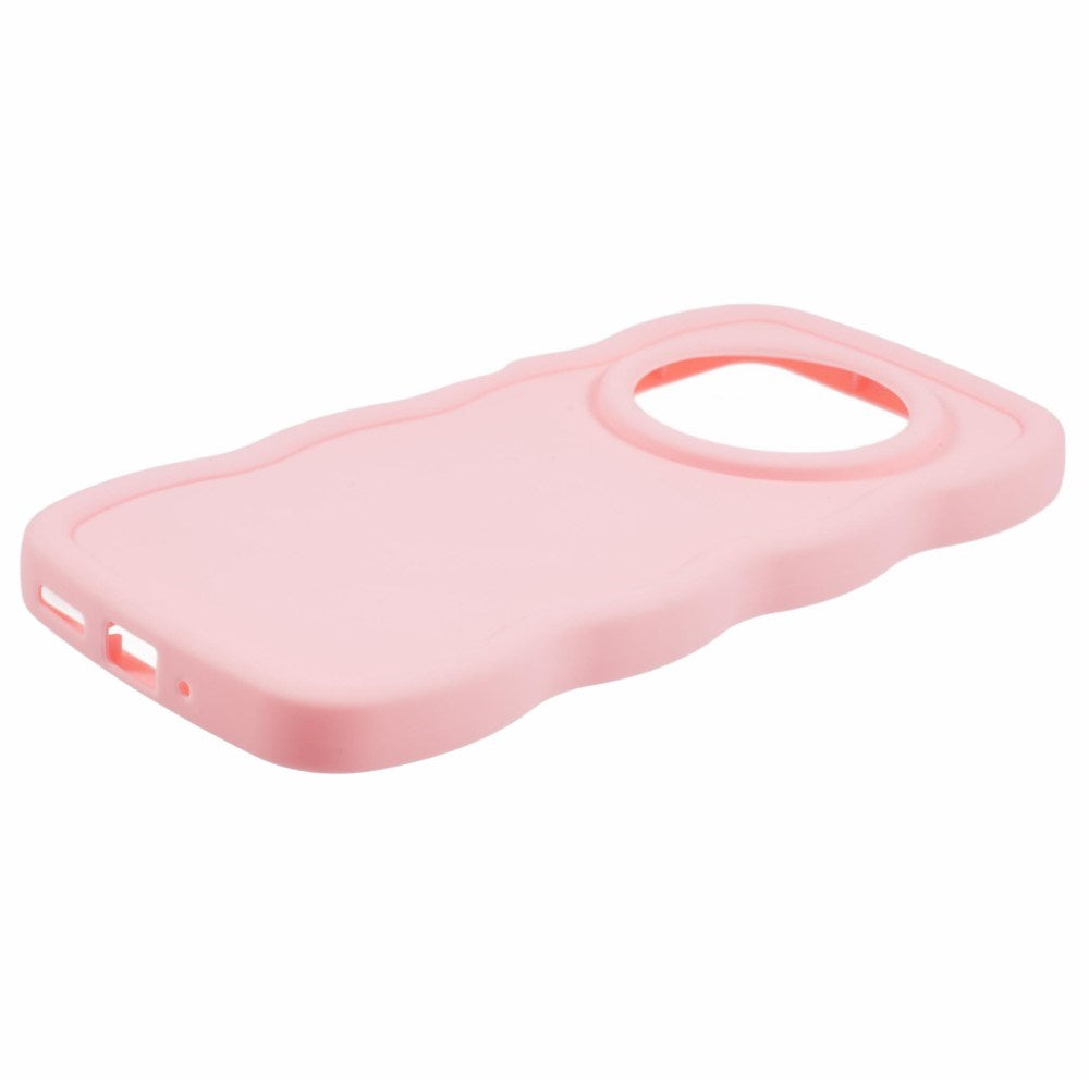 EIDERWOOD Xiaomi Redmi 14C Flexible Plastic Wavy Case - Pink