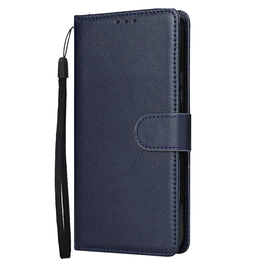 EIDERWOOD Samsung Galaxy S25+ (Plus) / S24+ (Plus) Faux Leather Case with Wallet and Strap - Blue