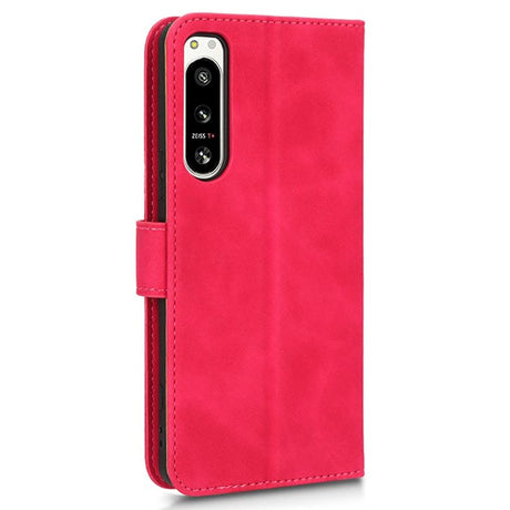 Sony Xperia 5 IV Soft Leather Wallet Case - Pink