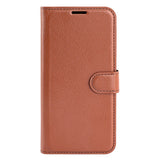 EIDERWOOD Xiaomi 15 Faux Leather Flip Case with Cardholder & Stand Function - Brown