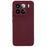 EIDERWOOD Xiaomi 15 Pro Lined Flexible Plastic Case - Wine Red