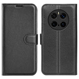 EIDERWOOD Honor Magic7 Pro Faux Leather Flip Case with Cardholder & Stand Function - Black