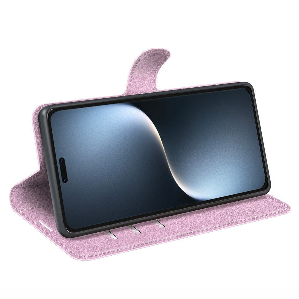 EIDERWOOD Honor Magic7 Pro Faux Leather Flip Case with Cardholder & Stand Function - Pink