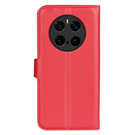 EIDERWOOD Honor Magic7 Pro Faux Leather Flip Case with Cardholder & Stand Function - Red