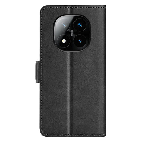EIDERWOOD Xiaomi Redmi Note 14 Pro+ Faux Leather Flip Case with Cardholder & Stand Function - Black
