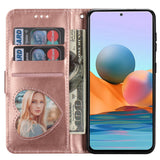 EIDERWOOD Samsung Galaxy A56 (5G) Glitter Flip Case with Zipper Pocket & Stand Function - Pink