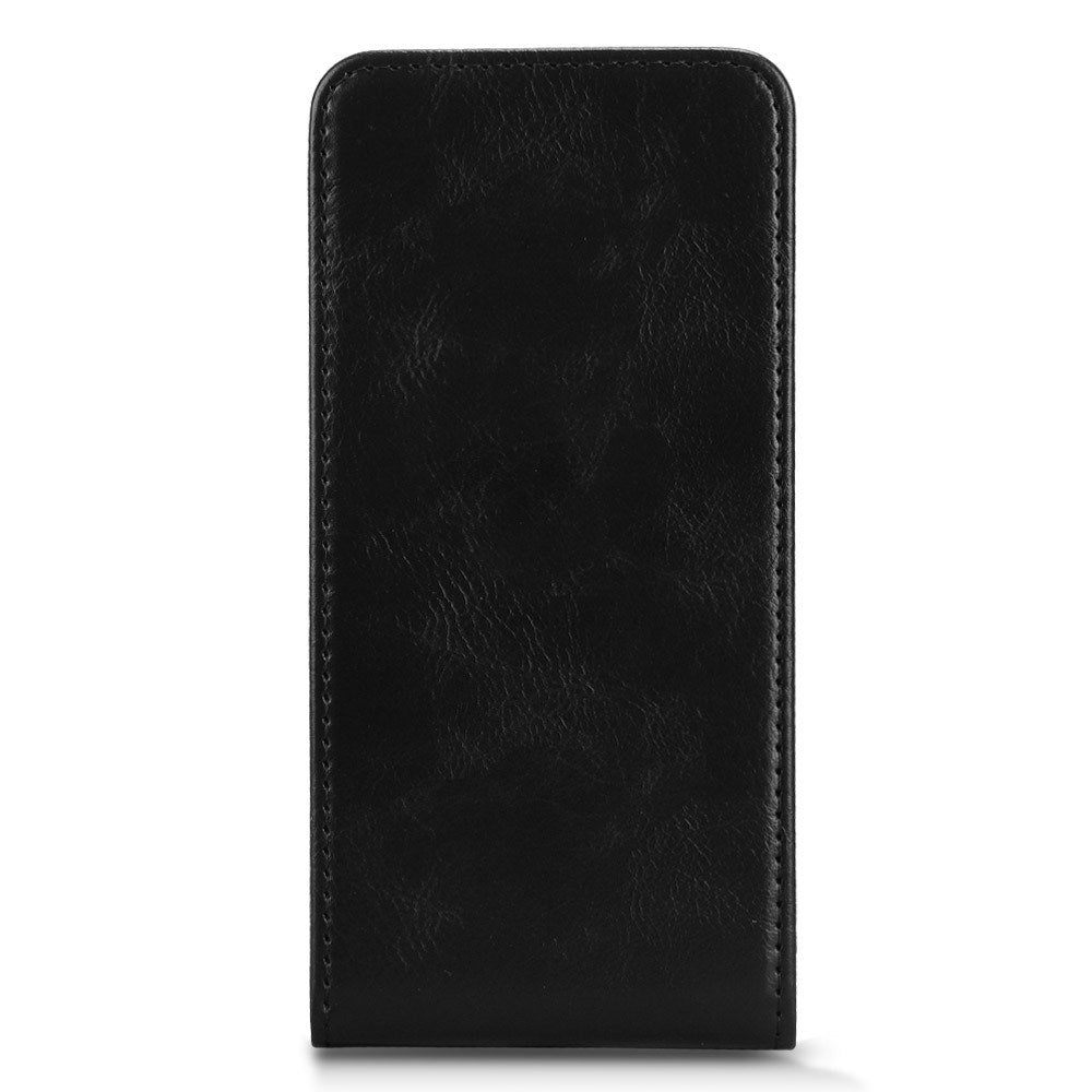 EIDERWOOD Google Pixel 9a Faux Leather Flip Case with Card Pocket - Black