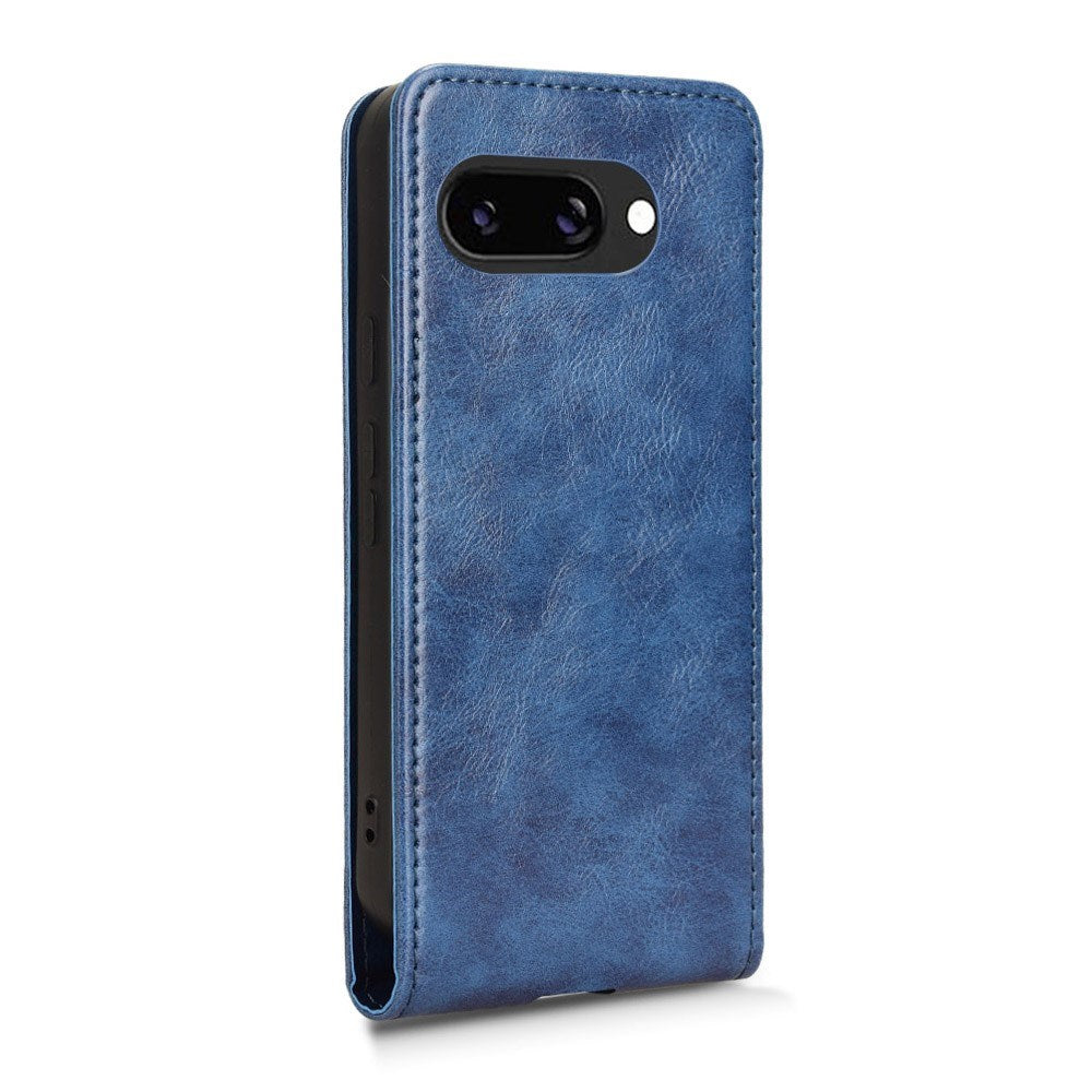 EIDERWOOD Google Pixel 9a Faux Leather Flip Case with Card Pocket - Blue