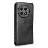 EIDERWOOD OnePlus 13 Vegan Leather Flip Case with Card Pocket - Black