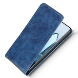 EIDERWOOD OnePlus 13 Vegan Leather Flip Case with Card Pocket - Blue