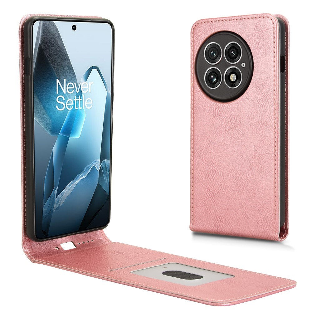 EIDERWOOD OnePlus 13 Vegan Leather Flip Case with Card Pocket - Pink