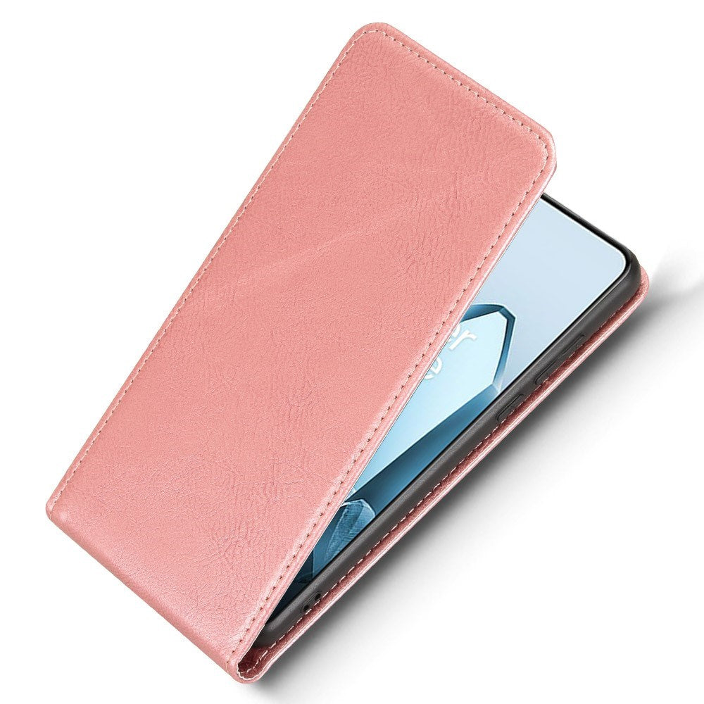 EIDERWOOD OnePlus 13 Vegan Leather Flip Case with Card Pocket - Pink