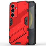 EIDERWOOD Samsung Galaxy A26 5G Rugged Case with Built-in Kickstand - Red