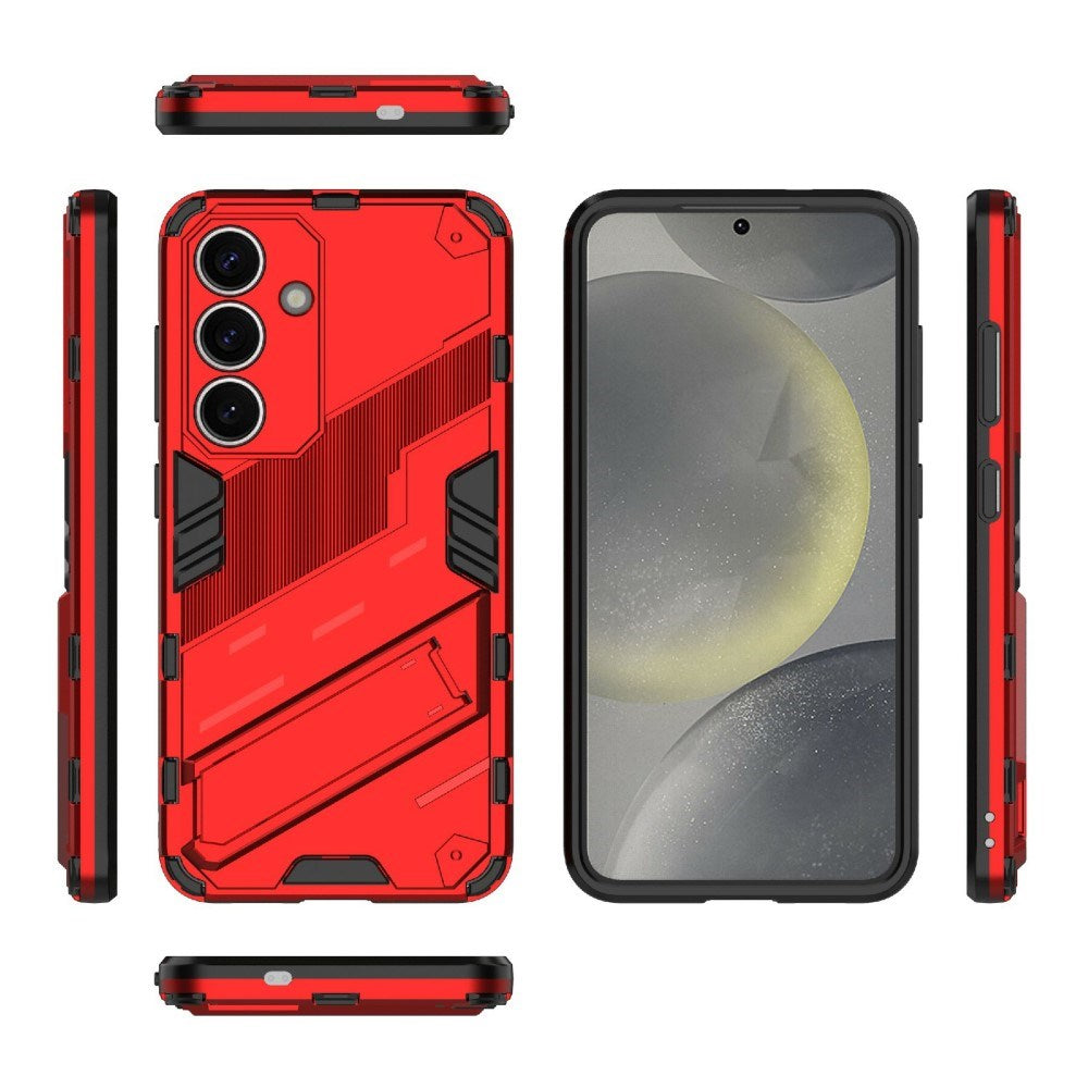 EIDERWOOD Samsung Galaxy A26 5G Rugged Case with Built-in Kickstand - Red