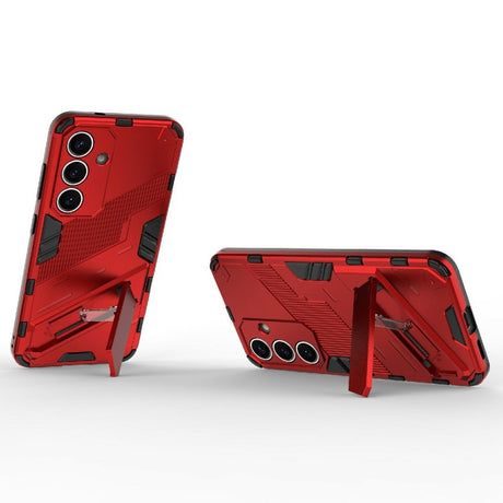 EIDERWOOD Samsung Galaxy A56 (5G) Rugged Case with Built-in Kickstand - Red