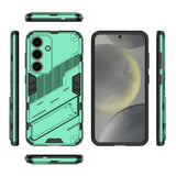 EIDERWOOD Samsung Galaxy A56 (5G) Rugged Case with Built-in Kickstand - Green