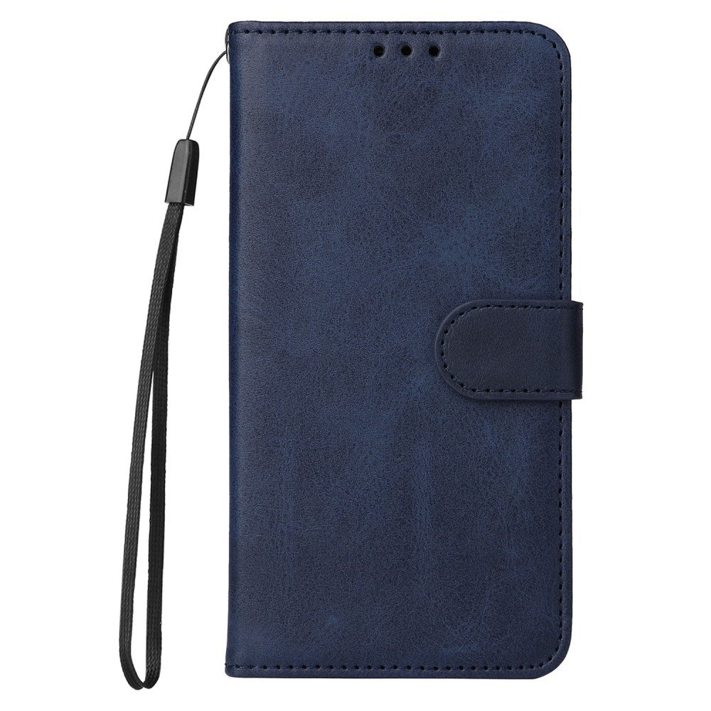 EIDERWOOD Honor Magic7 Lite Faux Leather Flip Case with Strap - Blue