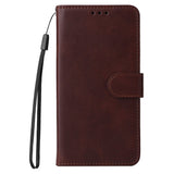 EIDERWOOD Honor Magic7 Lite Faux Leather Flip Case with Strap - Brown