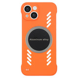 EIDERWOOD iPhone 13 Hard Plastic Case with Heat Dissipation - Orange