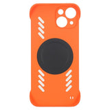 EIDERWOOD iPhone 13 Hard Plastic Case with Heat Dissipation - Orange