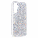 EIDERWOOD Samsung Galaxy A26 (5G) Flexible Plastic Case with Glitter - Silver