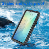 Samsung Galaxy S25 Redpepper IP68 Certified Waterproof Case - Black / Transparent