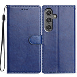 EIDERWOOD Samsung Galaxy A26 (5G) Faux Leather Flip Case with Strap - Blue