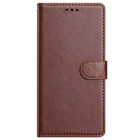 EIDERWOOD Samsung Galaxy A26 (5G) Faux Leather Flip Case with Strap - Brown