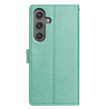 EIDERWOOD Samsung Galaxy A56 (5G) Faux Leather Flip Case with Strap - Green