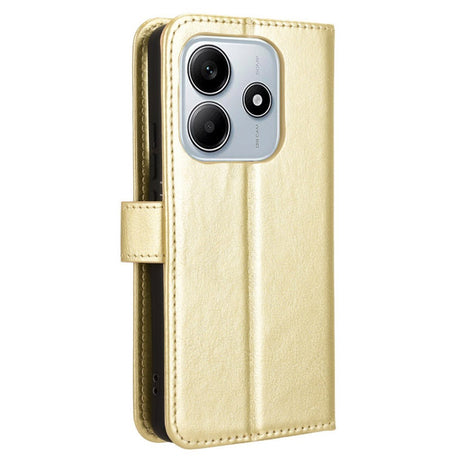 EIDERWOOD Xiaomi Redmi Note 14 (5G) Faux Leather Flip Case with Strap - Gold