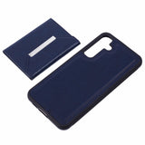 EIDERWOOD Samsung Galaxy S25 2-in-1 Vegan Leather Case with Cardholder & Stand Function - Blue