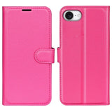 EIDERWOOD iPhone 16e Faux Leather Flip Case with Cardholder & Stand Function - Pink