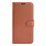 EIDERWOOD Realme C75 Faux Leather Flip Case with Cardholder & Stand Function - Brown