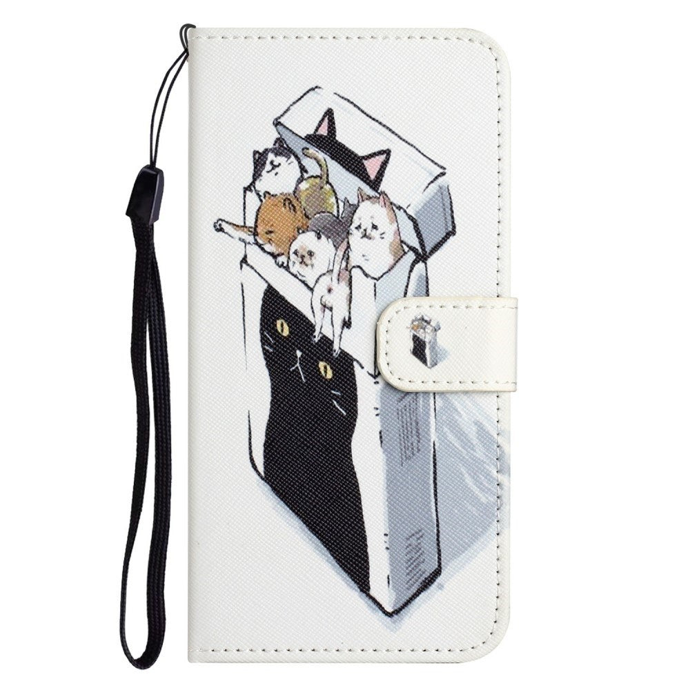 EIDERWOOD Motorola Moto G15 / G15 Power Faux Leather Flip Case with Design - Cats