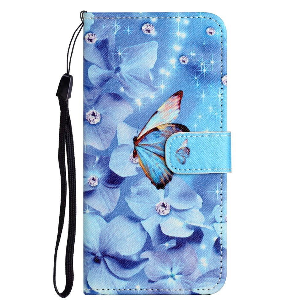 EIDERWOOD Motorola Moto G15 / G15 Power Faux Leather Flip Case with Design - Flower / Butterfly