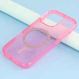 EIDERWOOD iPhone 16 Pro Plastic Glitter Case - MagSafe Compatible - Pink