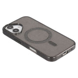 EIDERWOOD iPhone 16 Plus Plastic Glitter Case - MagSafe Compatible - Black