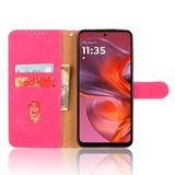 EIDERWOOD Motorola Moto G05 Flip Case with Card Holder & Stand Function - Pink