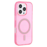 EIDERWOOD iPhone 16 Pro Max Plastic Glitter Case - MagSafe Compatible - Pink