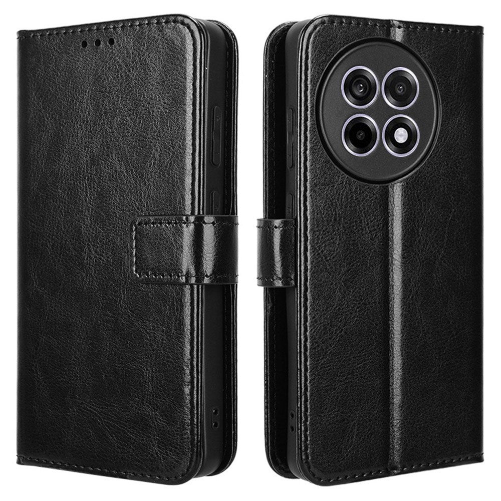 EIDERWOOD OnePlus 13R 5G Leather Texture Flip Case - Black