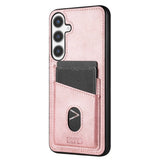 EIDERWOOD Samsung Galaxy A56 (5G) Faux Leather Back Case with Cardholder - Pink