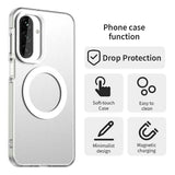 EIDERWOOD Samsung Galaxy A26 5G Case Hybrid Protection with MagSafe - White