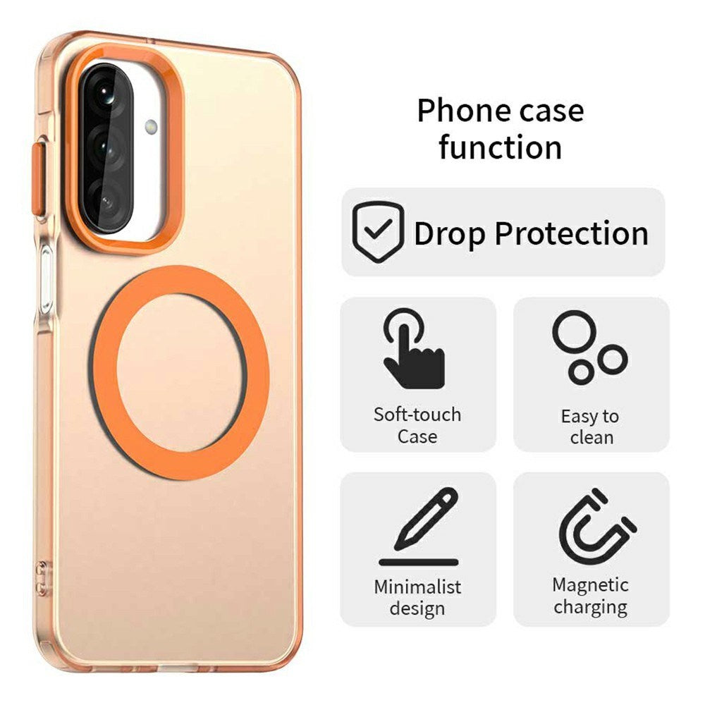 EIDERWOOD Samsung Galaxy A26 5G Case Hybrid Protection with MagSafe - Orange