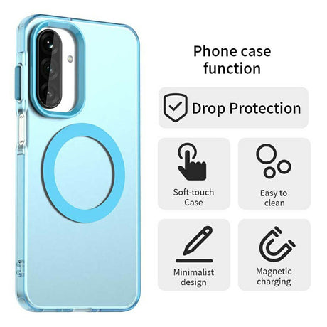 EIDERWOOD Samsung Galaxy A26 5G Case Hybrid Protection with MagSafe - Blue