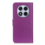 EIDERWOOD Xiaomi Redmi Note 14 Pro (5G) / Poco X7 Litchi Faux Leather Flip Case with Wallet & Stand Function - Purple