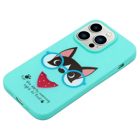 iPhone 14 Pro Flexible Plastic Back Case - Dog