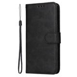 EIDERWOOD Realme 14X (5G) / C75 Faux Leather Flip Case with Strap - Black