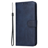 EIDERWOOD Motorola Moto E14 (4G) / G04 (4G) / G04s (4G) / G24 (4G) Faux Leather Flip Case with Strap - Blue